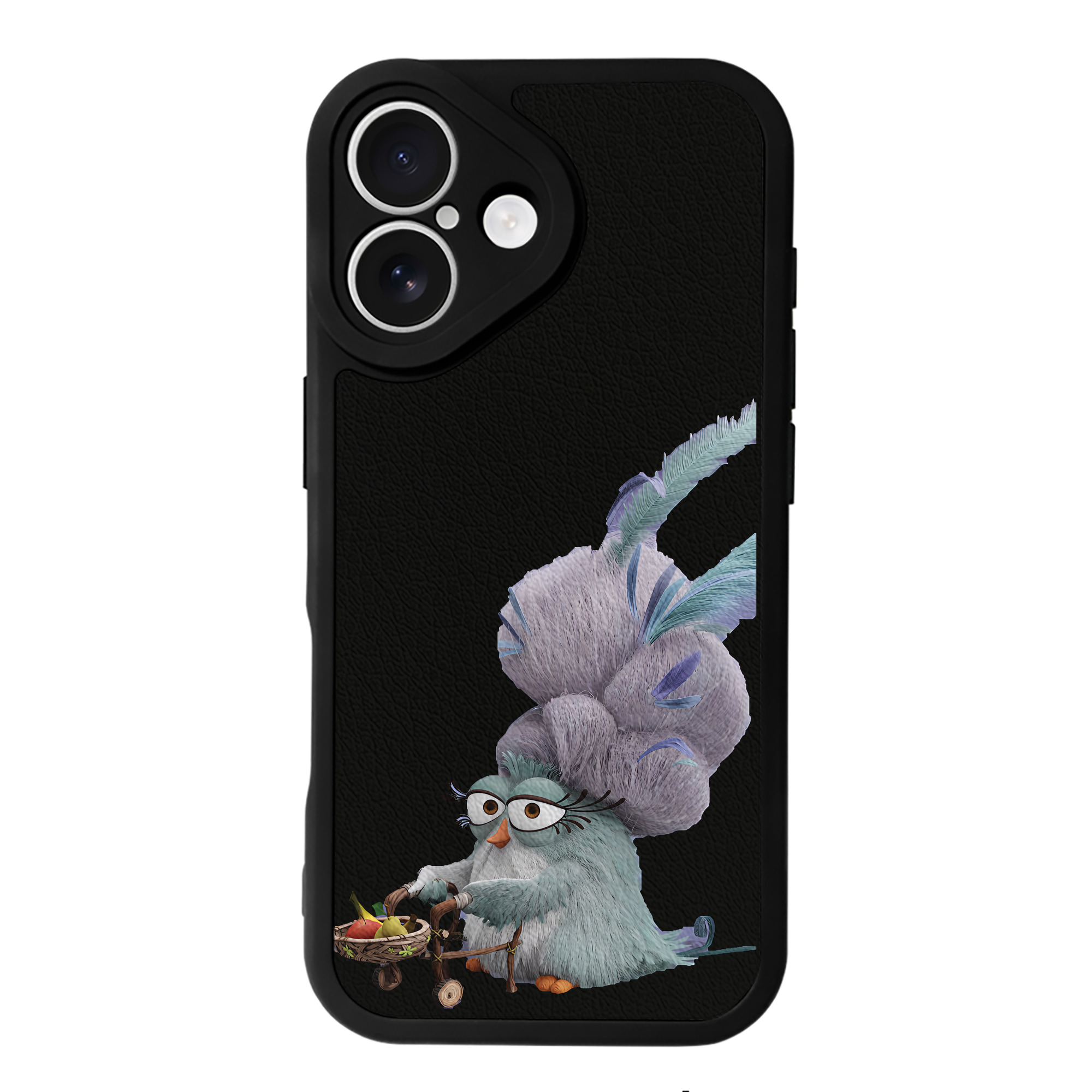 （画像用） Angry Birds アングリーバード 【iPhone 16シリーズ対応】シリコンスマホケース（レザー調） 材質：シリコン